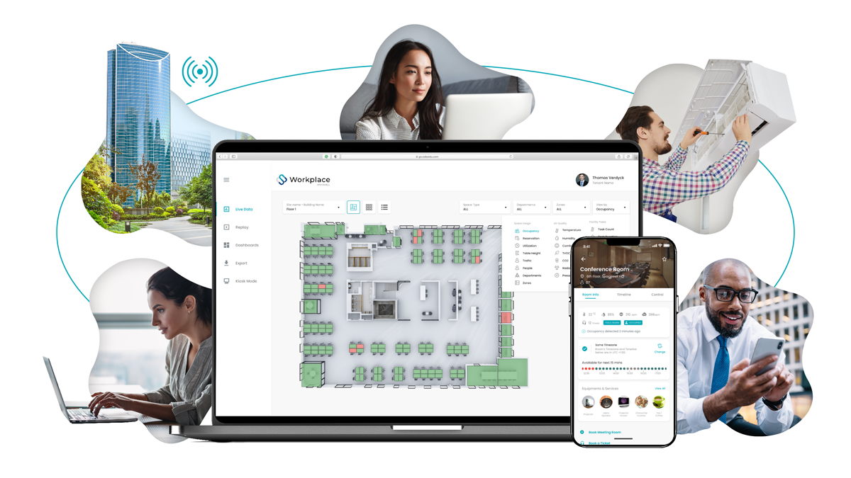 Spacewell verschmilzt die CAFM-Lösung Axxerion und die IoT-Plattform Cobundu zu Spacewell Workplace – Abbildung: Spacewell
