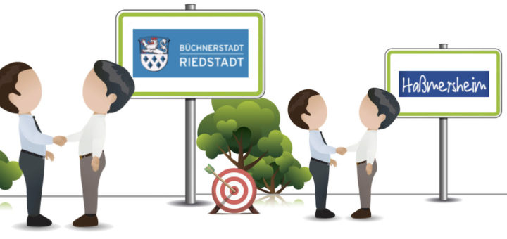 Die Stadt Riedstadt und die Gemeinde Haßmersheim habe sich für Communal FM entscheiden. – Abbildungen: Communal FM, Riedstadt, Haßmersheim
