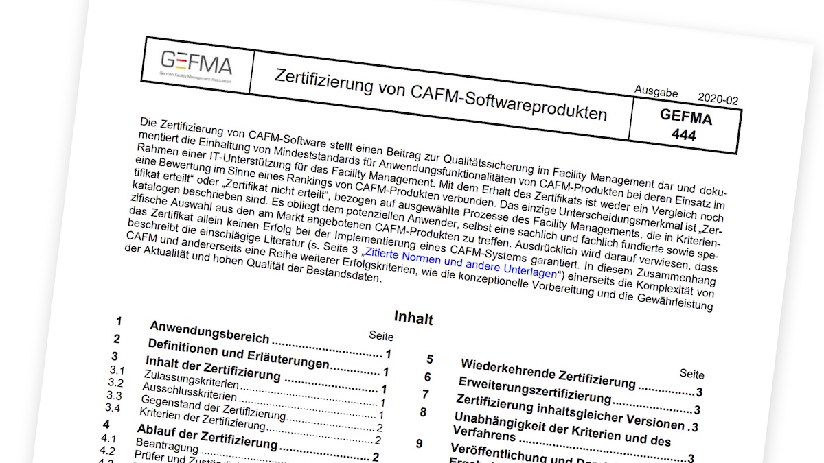 Der Arbeitskreis Digitalisierung des GEFMA will die Richtlinie GEFMA 444 um weitere Kriterienkataloge erweitern – Bild: GEFMA