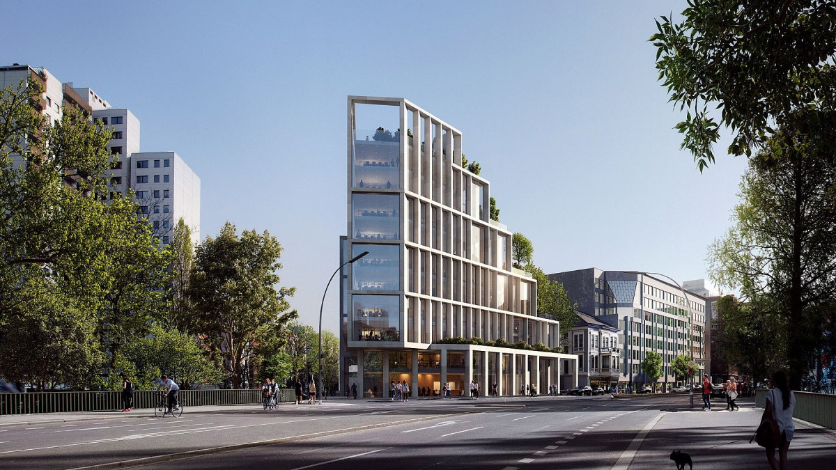 Synavision entwickelt aktuell ein KI-gestütztes Energiemanagement für die neue Hauptverwaltung der Berlin Hyp - Bild: C.F. Møller Architects