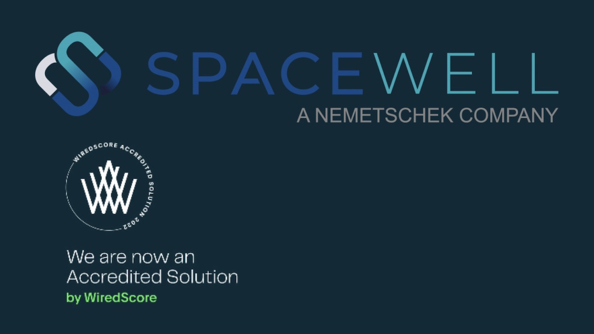 Die CAFM-Software von Spacewell ist jetzt bei WiredScore akkreditiert - Abbildung: WiredScore, Spacewell; Montage: CAFM-News