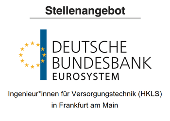 Stellenangebot Deutsche Bundesbank Ingenieur