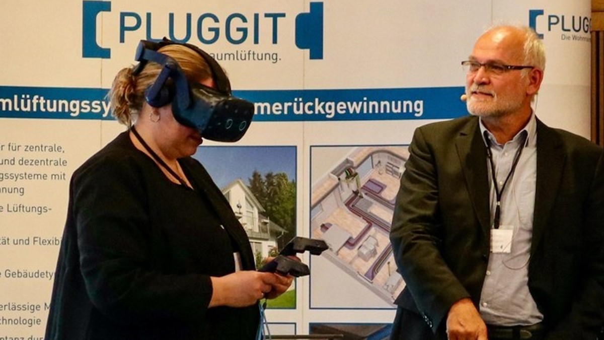 Wohnraumlüftungsspezialist Pluggit nutzt die digitale VR-Plattform von Craftguide - Bild: Pluggit