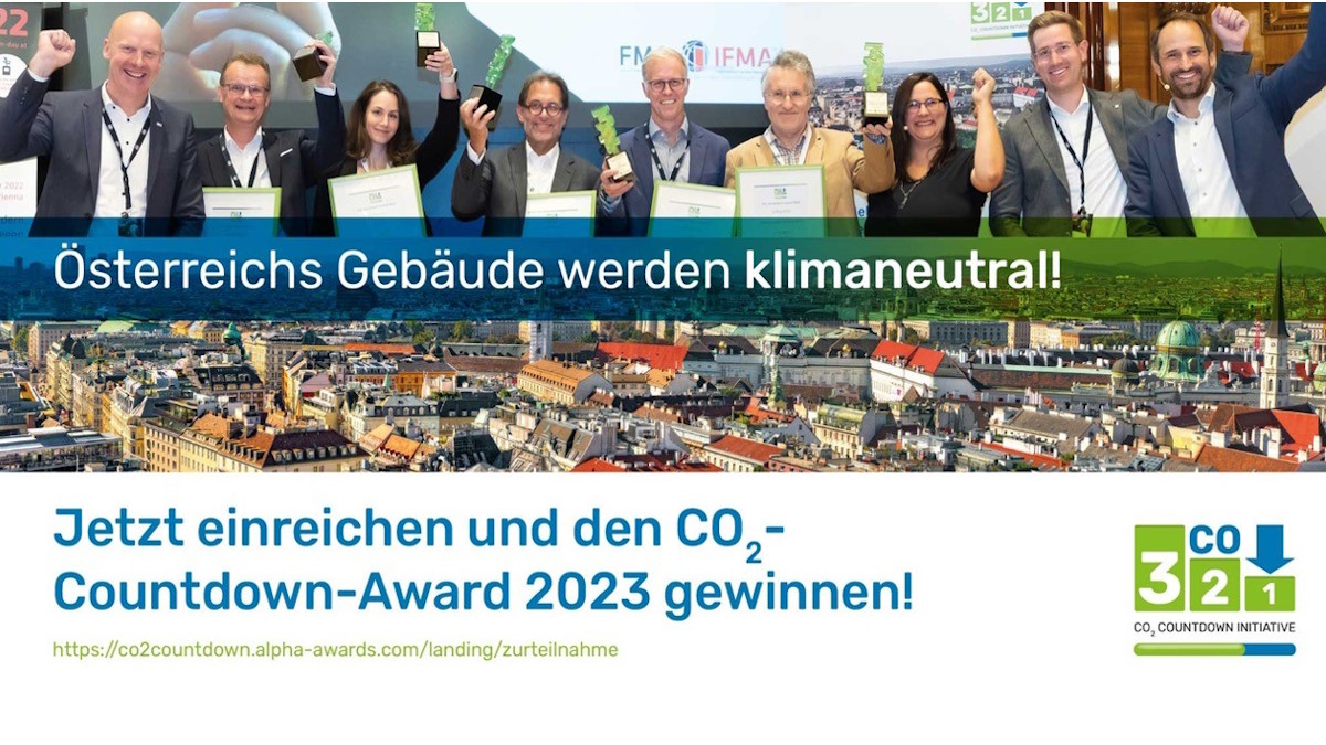 Start für CO2-Countdown-Award 2023 von FMA und IFMA - CAFM-News