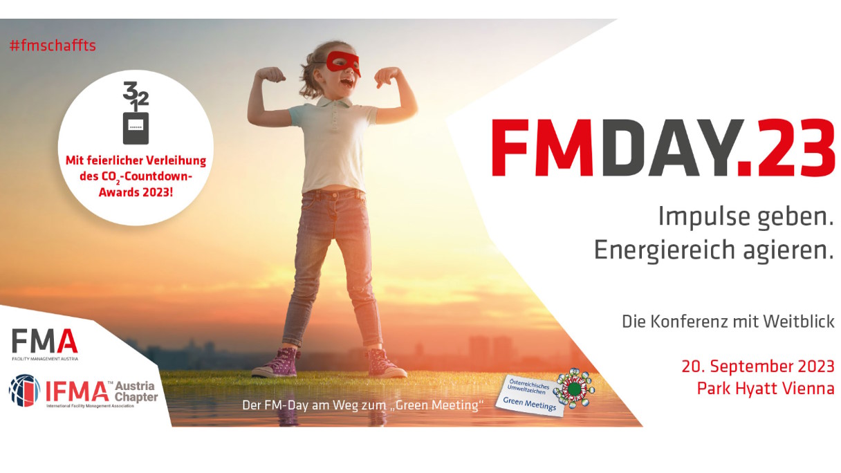 Am 20. September findet der FMDay.23 von FMA und IFMA in Wien statt - Bild: FMA/IFMA