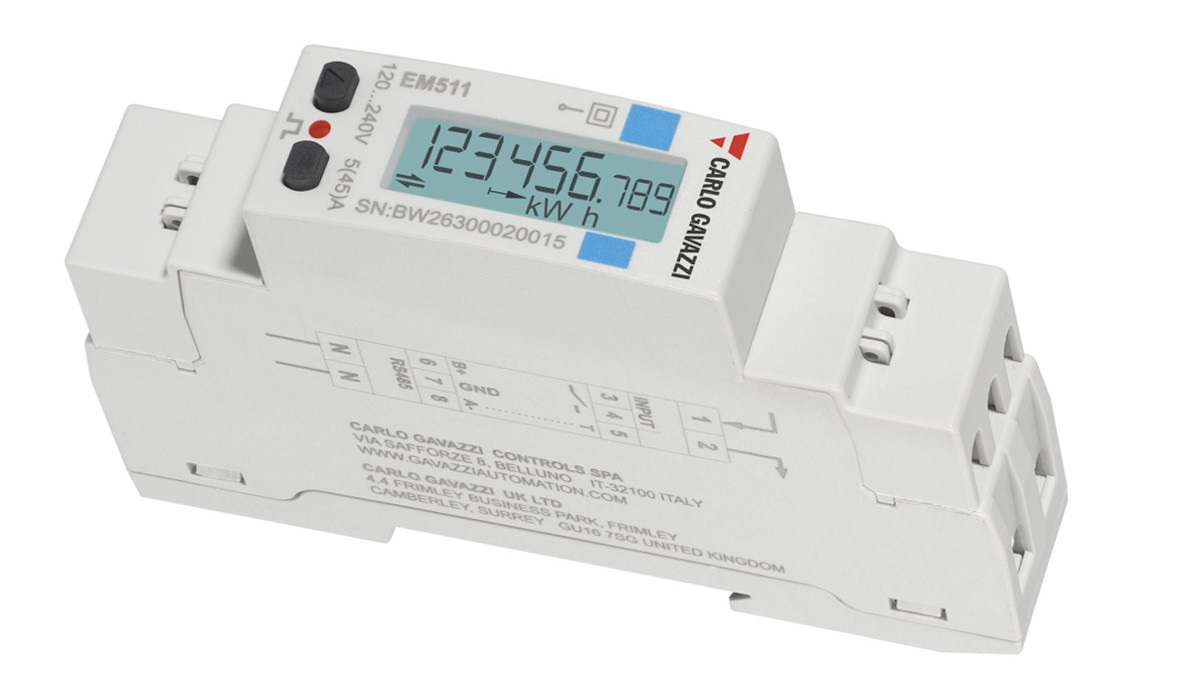 Auf der  Fachmesse SPS 2023 stellt Carlo Gavazzi den neuen Energiezähler EM511 vor - Bild: Carlo Gavazzi