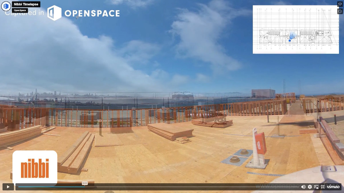 Mit den neuen Zeitraffer-Videos macht es Openspace leichter, Baufortschritte zu dokumentieren. - Bild: OpenSpace