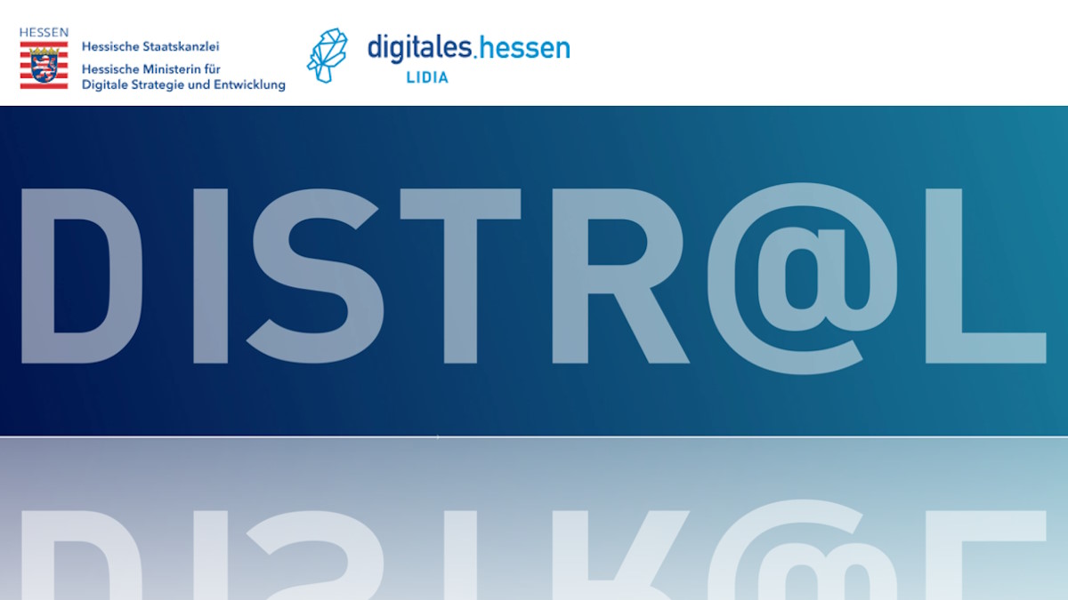 Die Hessische Staatskanzlei fördert im Rahmen des Distr@l-Programms das KI-Projekt Chat4BI der Unternehmen Innomatik und Speedikon - Bild:  Hessische Staatskanzlei
