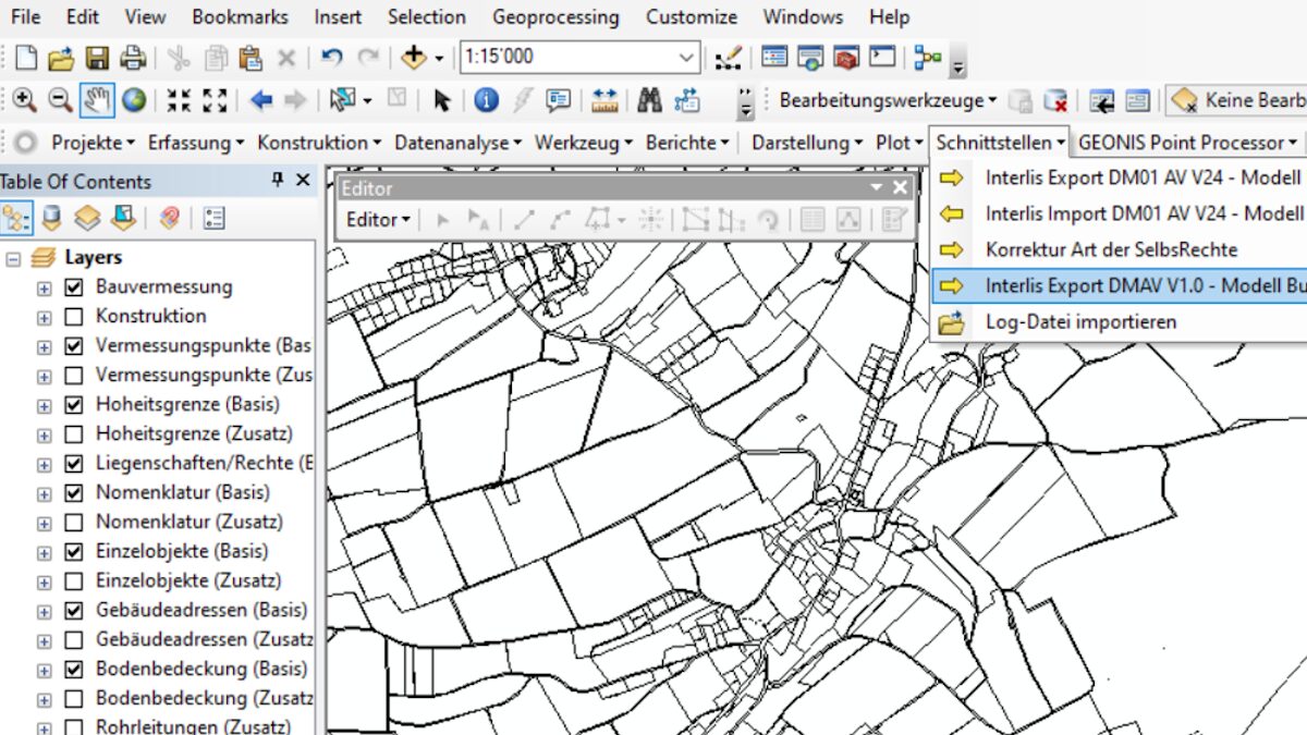 Beim Pilotprojekt des swisstopo verwenden einige Kantone VertiGIS GEONIS AV mit Esri als Kern - Bild: VertiGIS