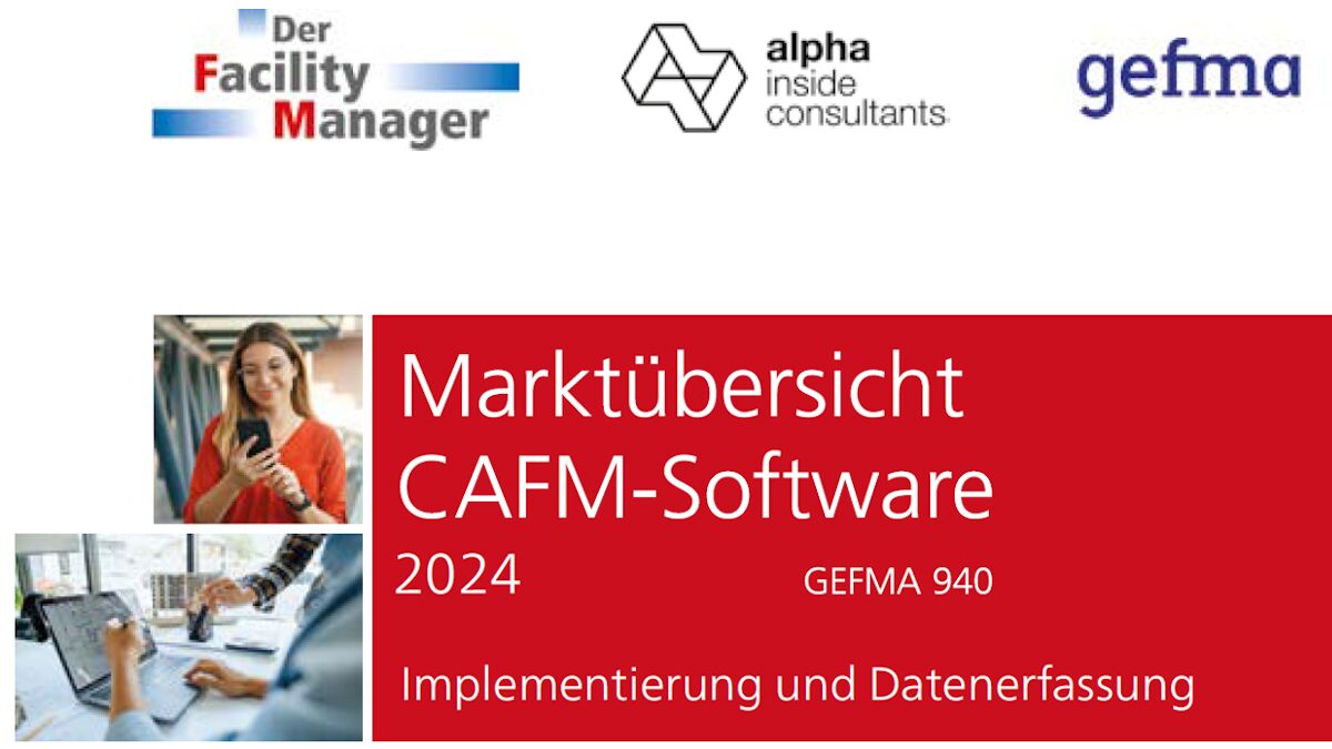 Die Marktübersicht CAFM-Software 2024 ist jetzt erschienen - Bild: Der Facility Manager