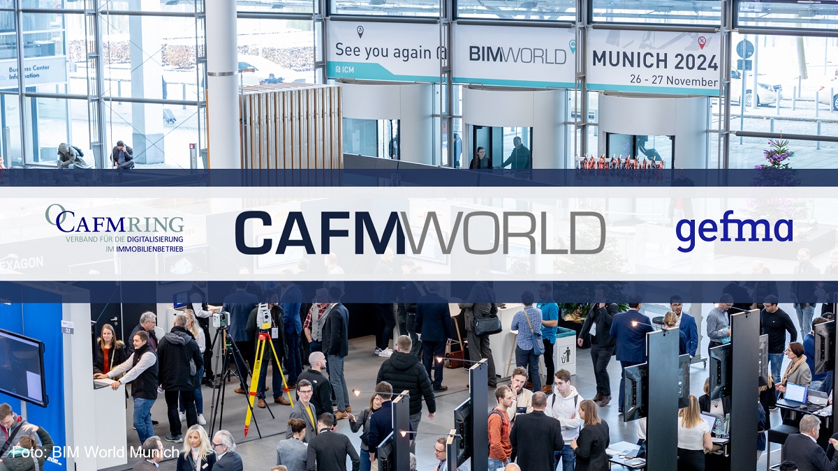CAFM Ring und gefma planen im Rahmen der kommenden BIM World Munich den zweitägigen Kongress CAFMWORLD - Bild: Veranstalter