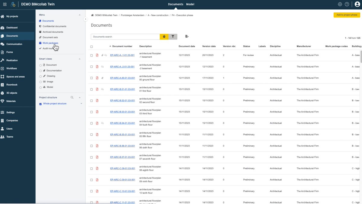 BIMcollab Twin will Nutzer als zentrale Datenplattform bei Asset- und Dokumenten-Management unterstützen - Bild: BIMcollab