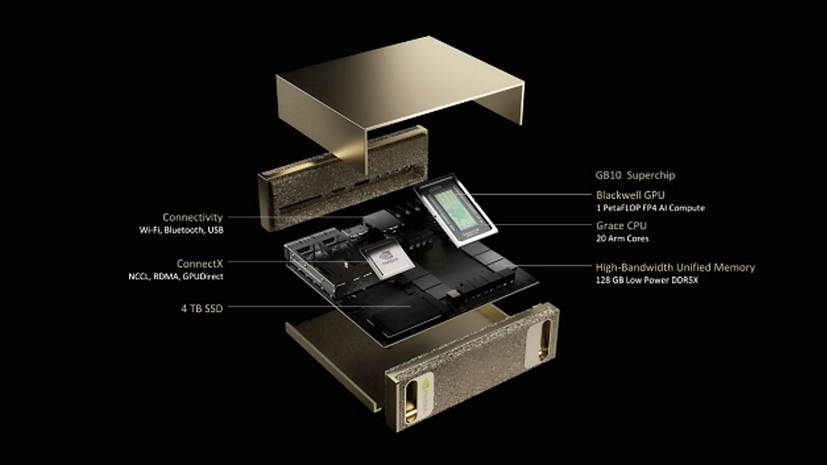 Nvidia hat auf der CES einen KI-Computer zu erschwinglichen Preisen angekündigt - Bild: Nvidia