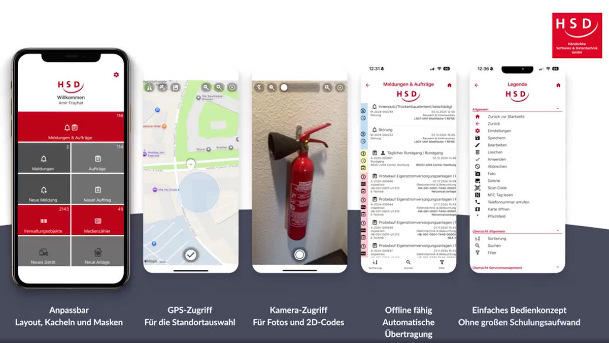 HSD hat seine neue Maintenance-App vorgestellt - Bild: HSD