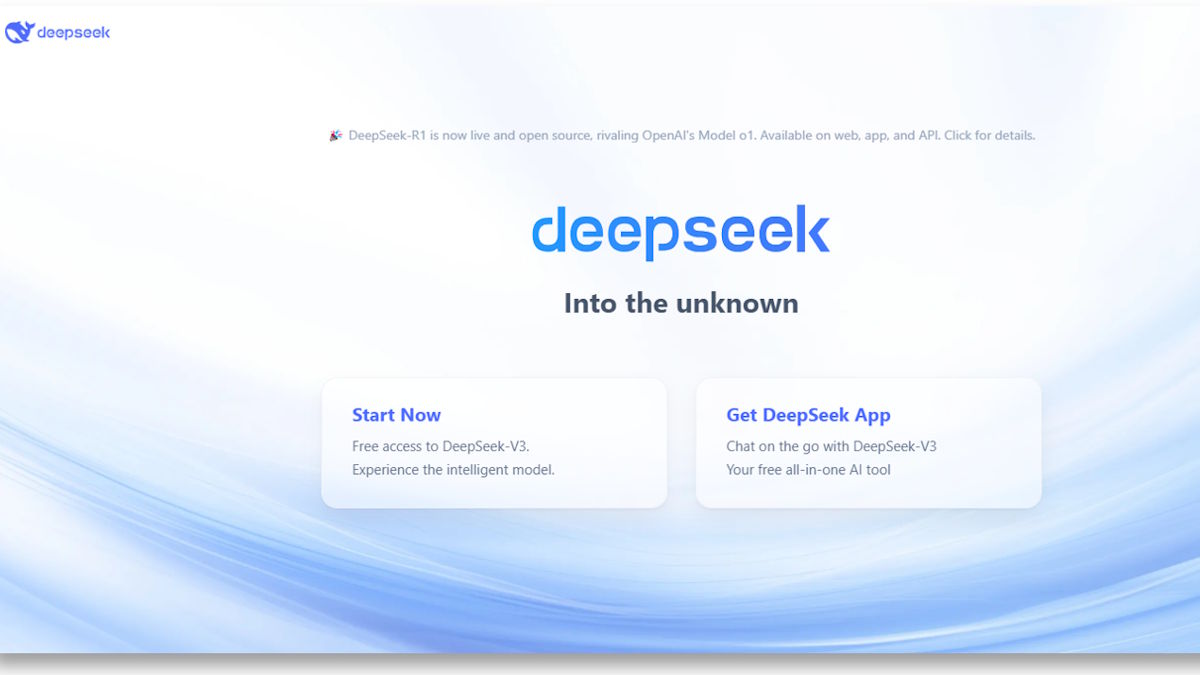Nach dem ersten Börsen-Schock mehren sich kritische Stimmen rund um die KI von DeepSeek - Bild: DeepSeek